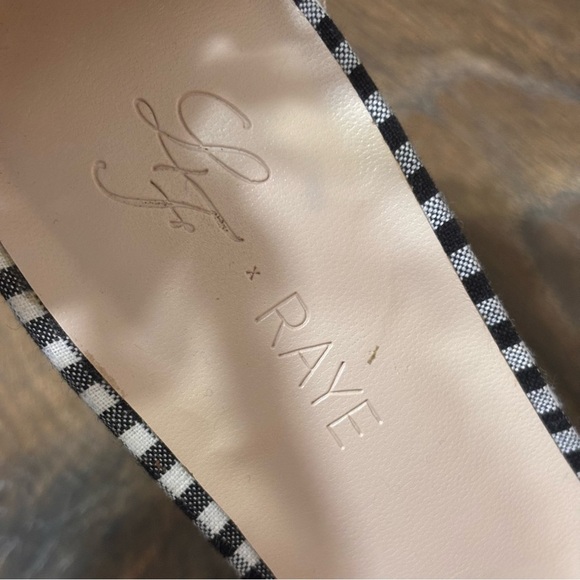 Lovers + Friends X RAYE houndstooth sexy dorsay heels size 6 “ Charlotte “ - Picture 8 of 11